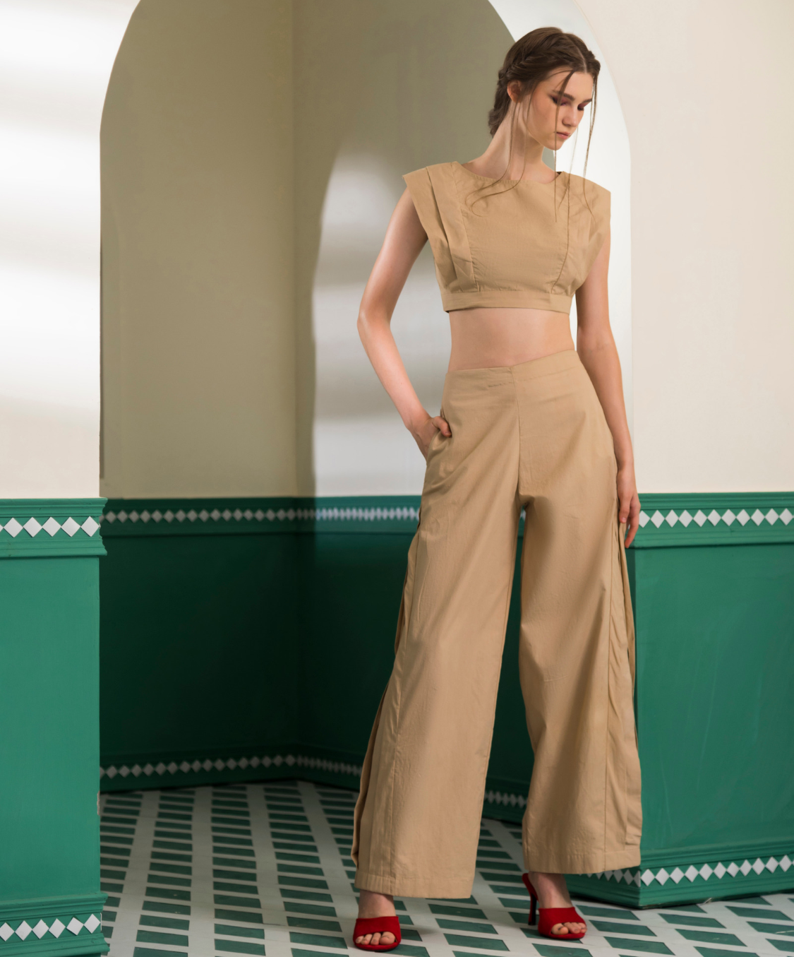 ALDEN PANTS - BEIGE