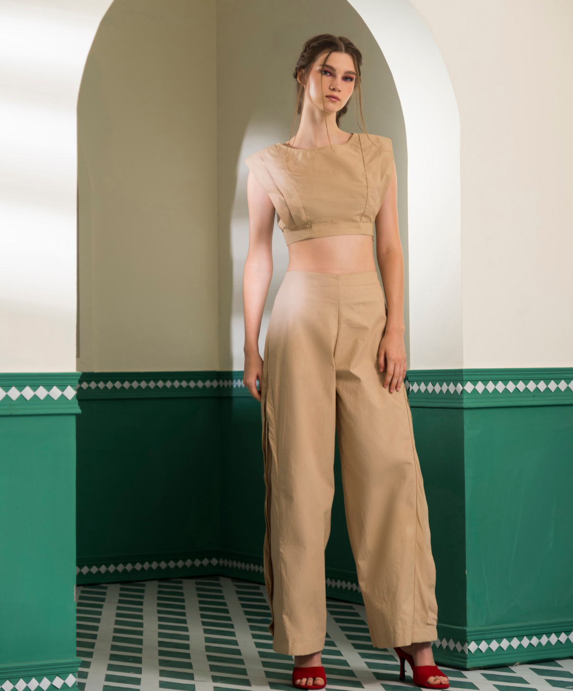 ALDEN PANTS - BEIGE