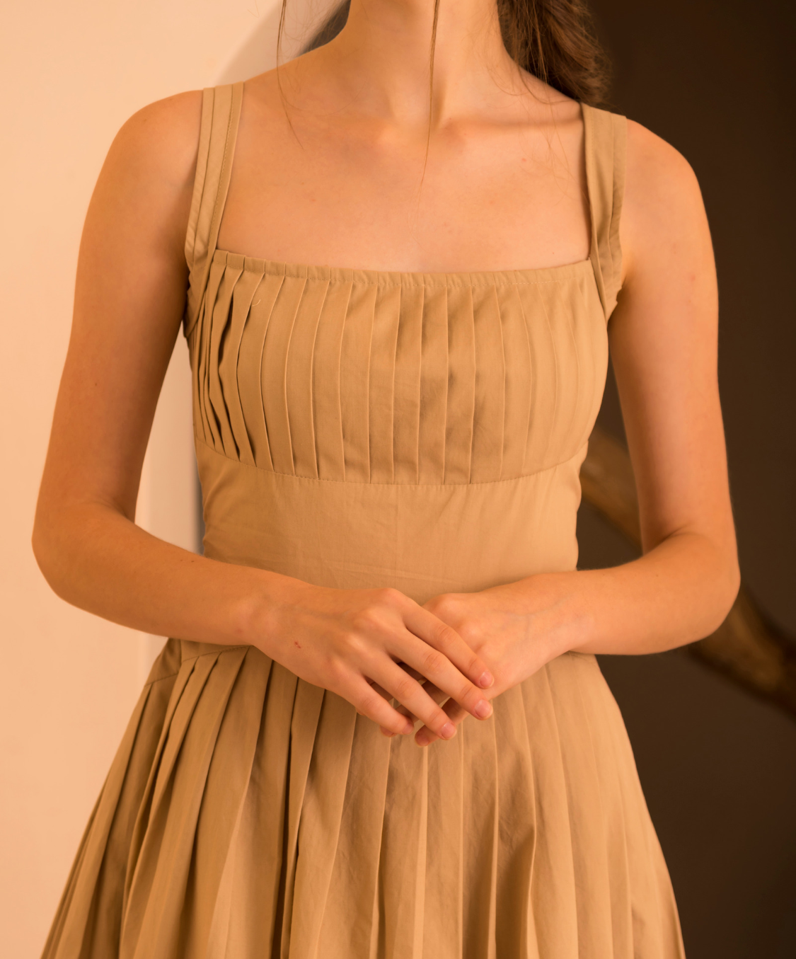 LUNA DRESS - BEIGE