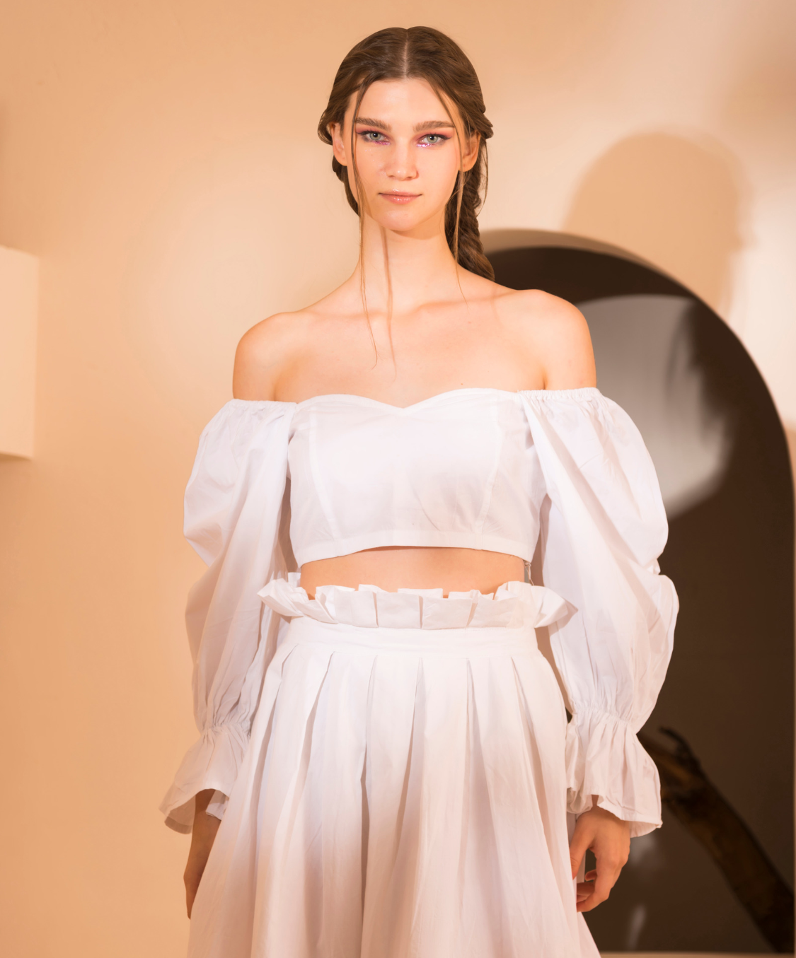 VICTORIA CO-ORD SET - WHITE