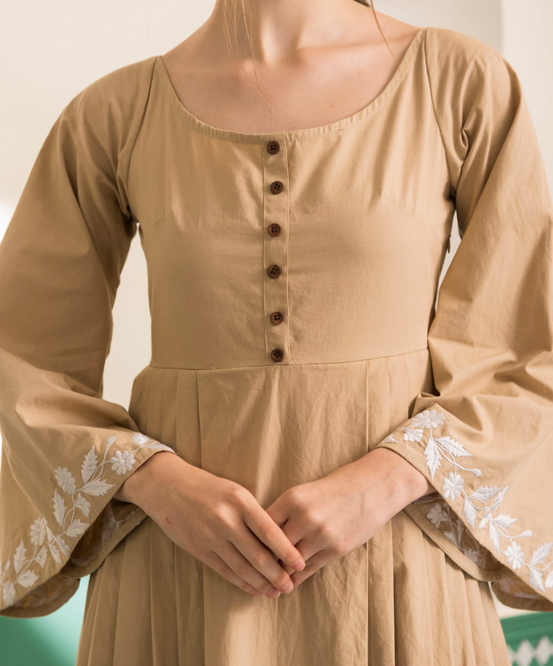 GRACE DRESS - BEIGE