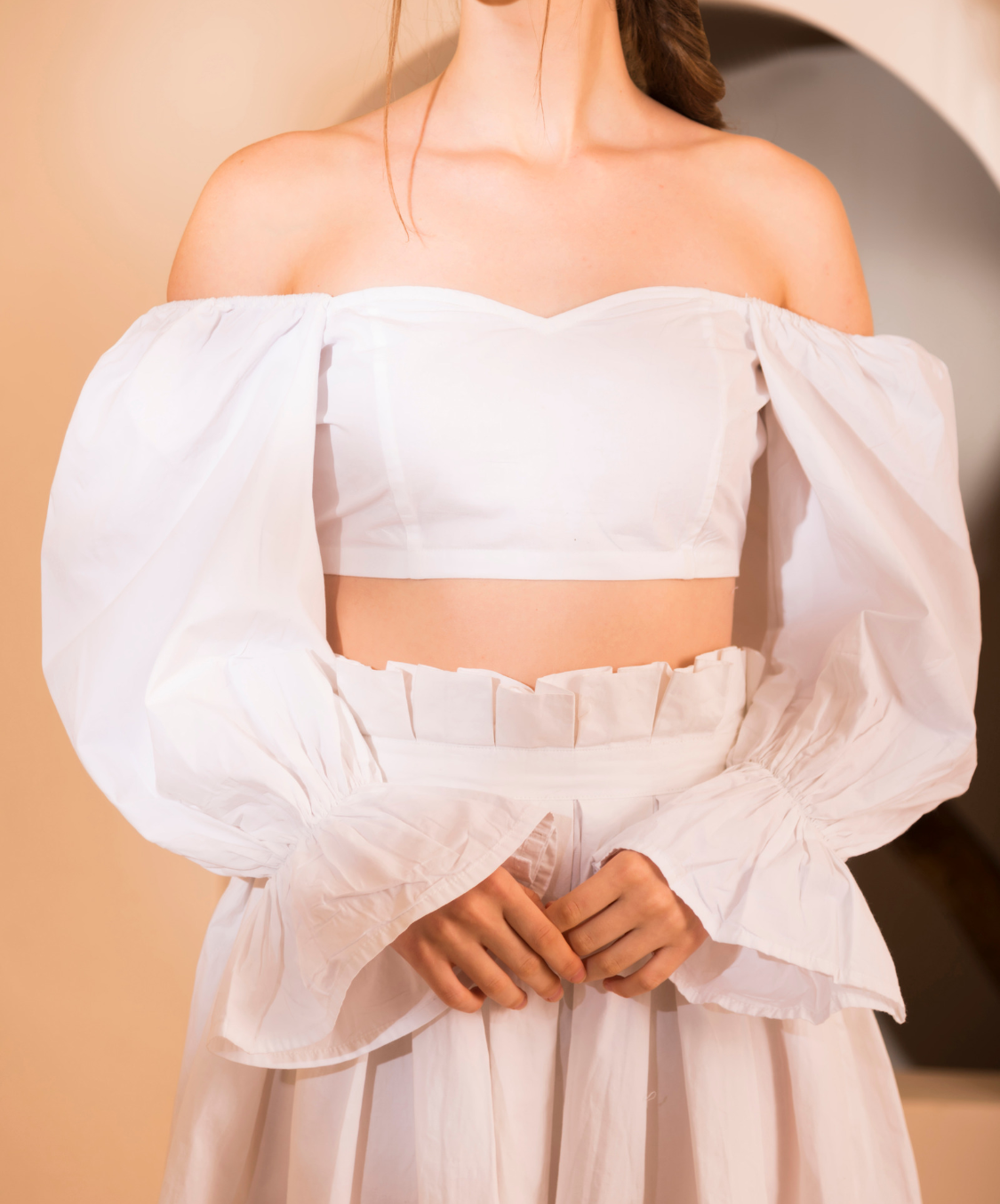 VICTORIA CO-ORD SET - WHITE