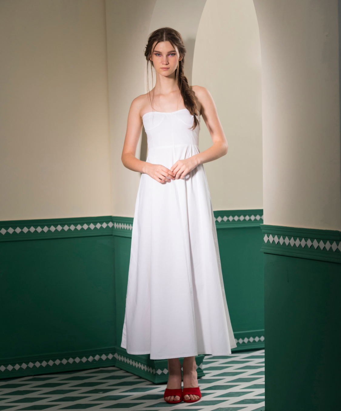 KATE DRESS - WHITE
