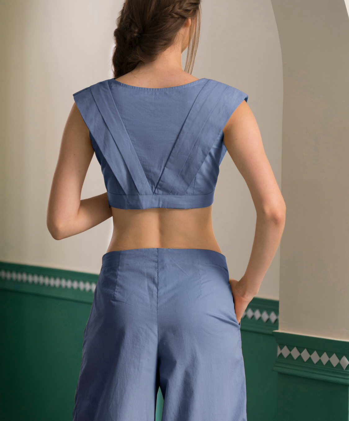 ALDEN CO-ORD SET - BLUE