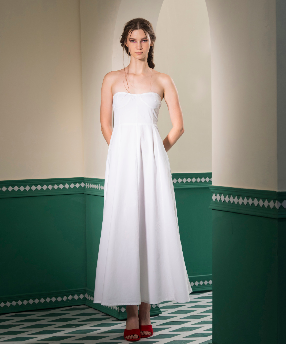 KATE DRESS - WHITE