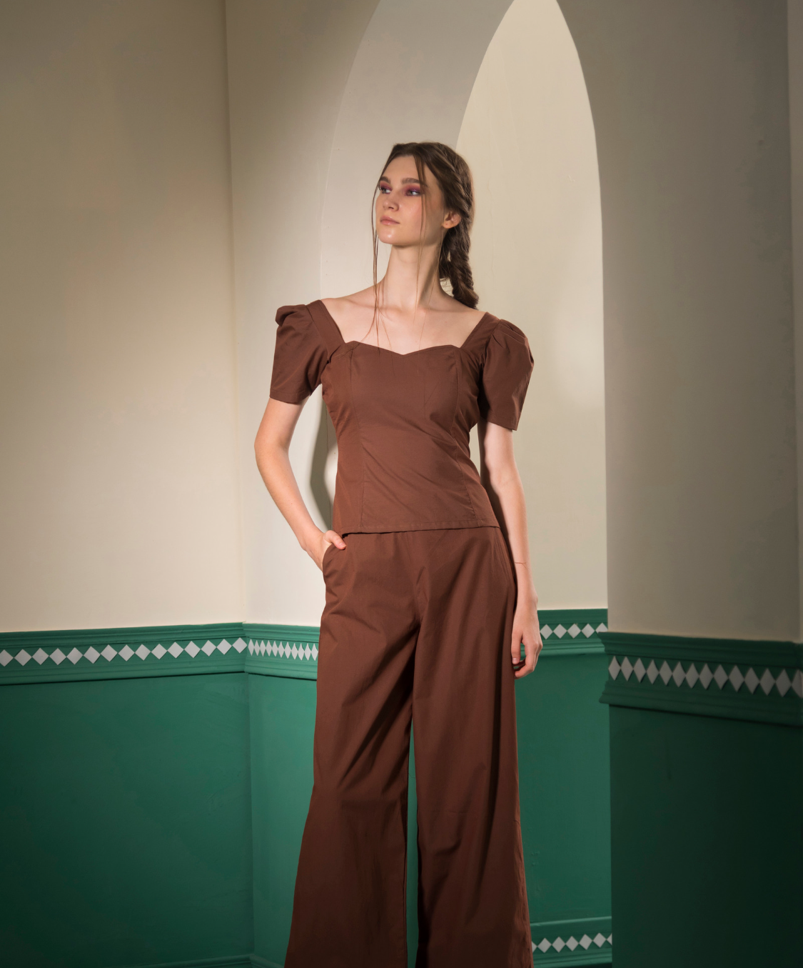 ANNE PANTS - BROWN