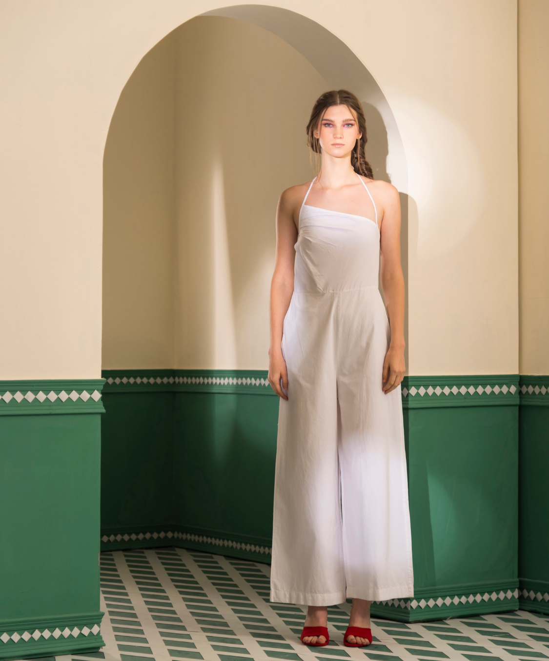 ABBI JUMPSUIT - WHITE