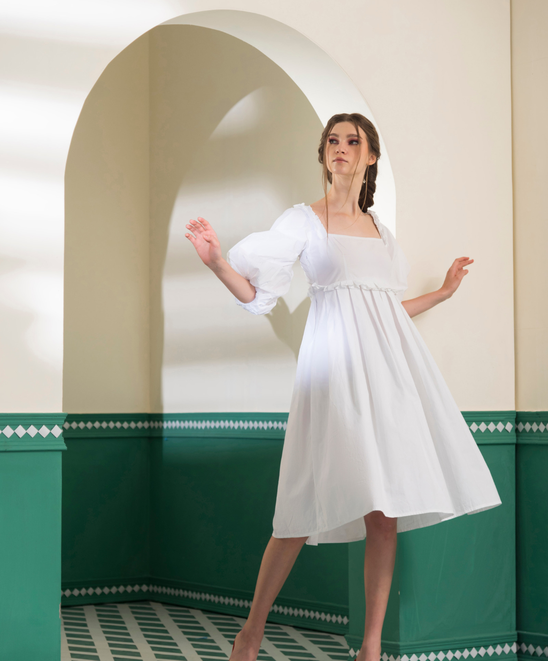 LARA DRESS - WHITE