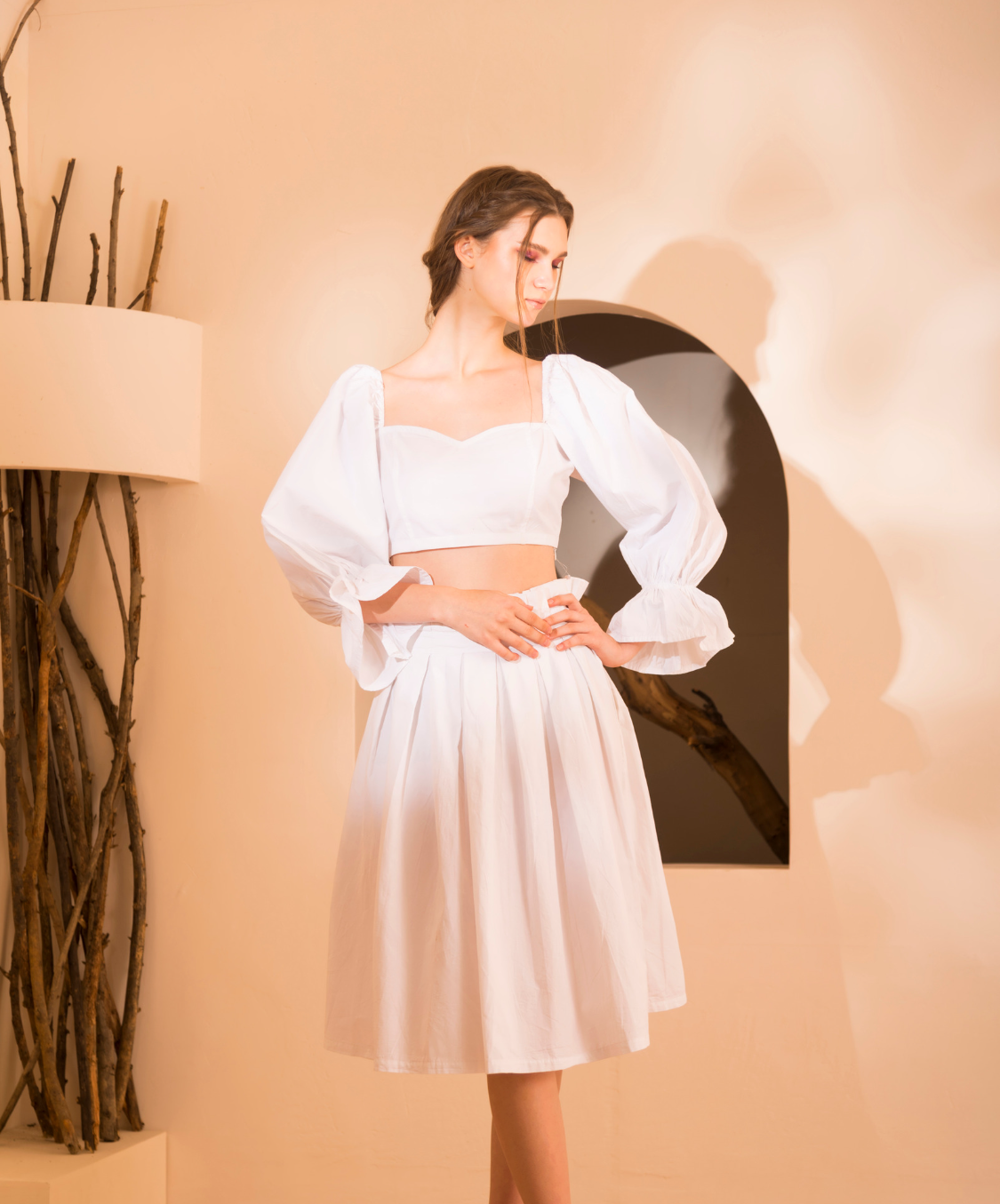 VICTORIA SKIRT - WHITE