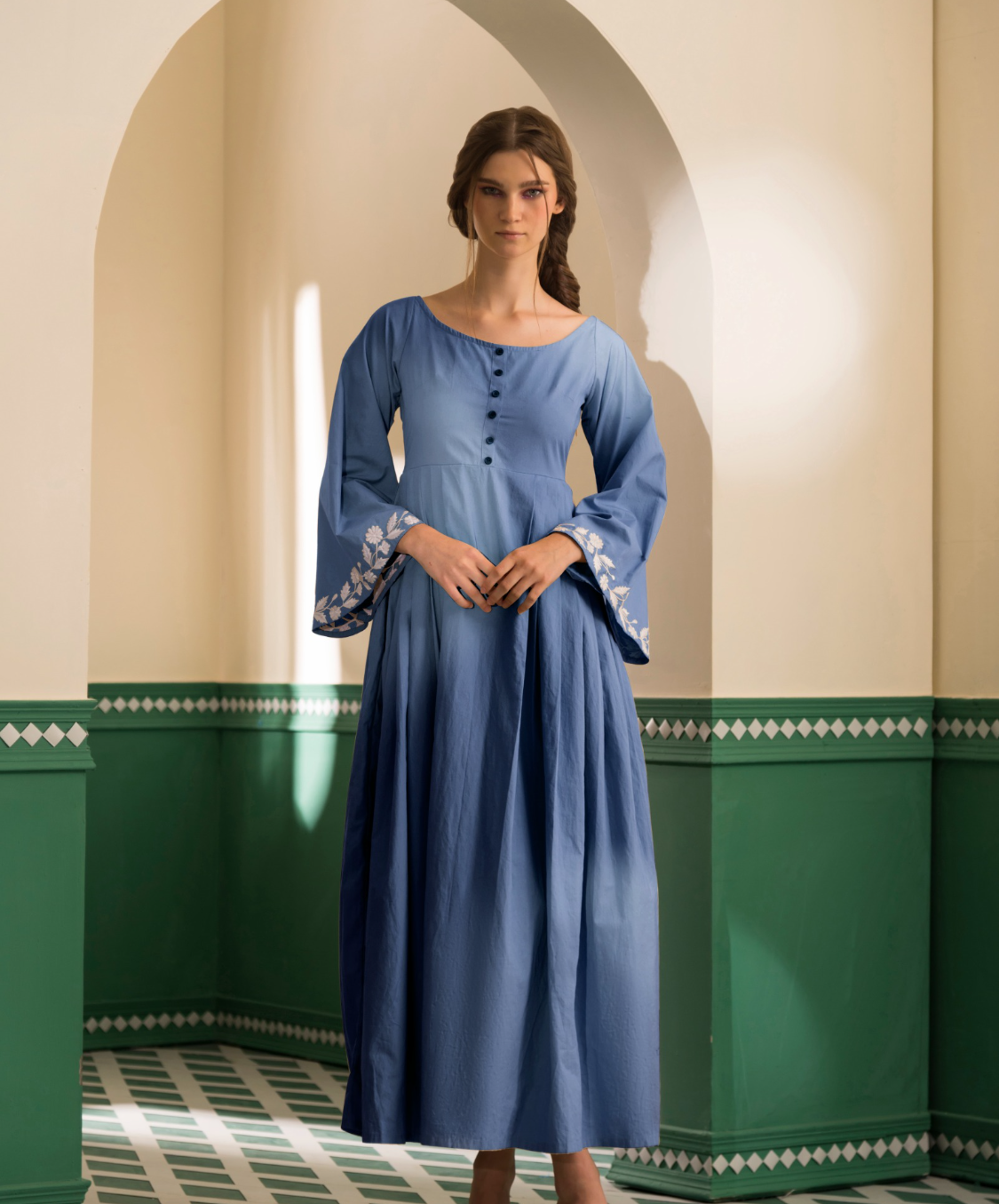 GRACE DRESS - BLUE