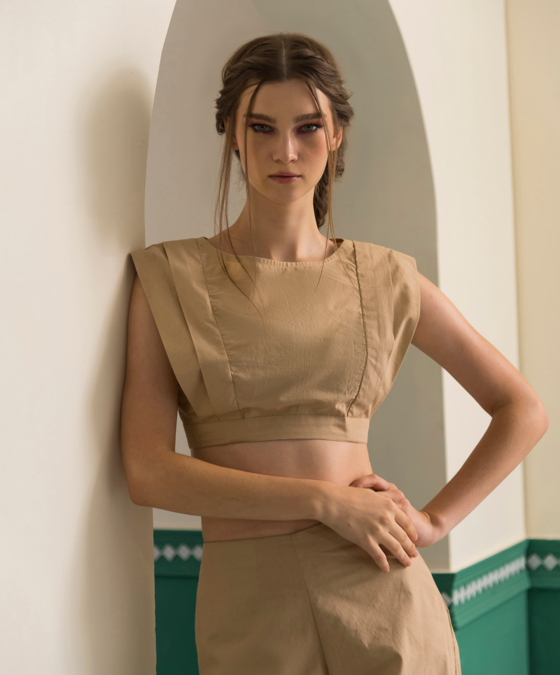ALDEN CO-ORD SET - BEIGE
