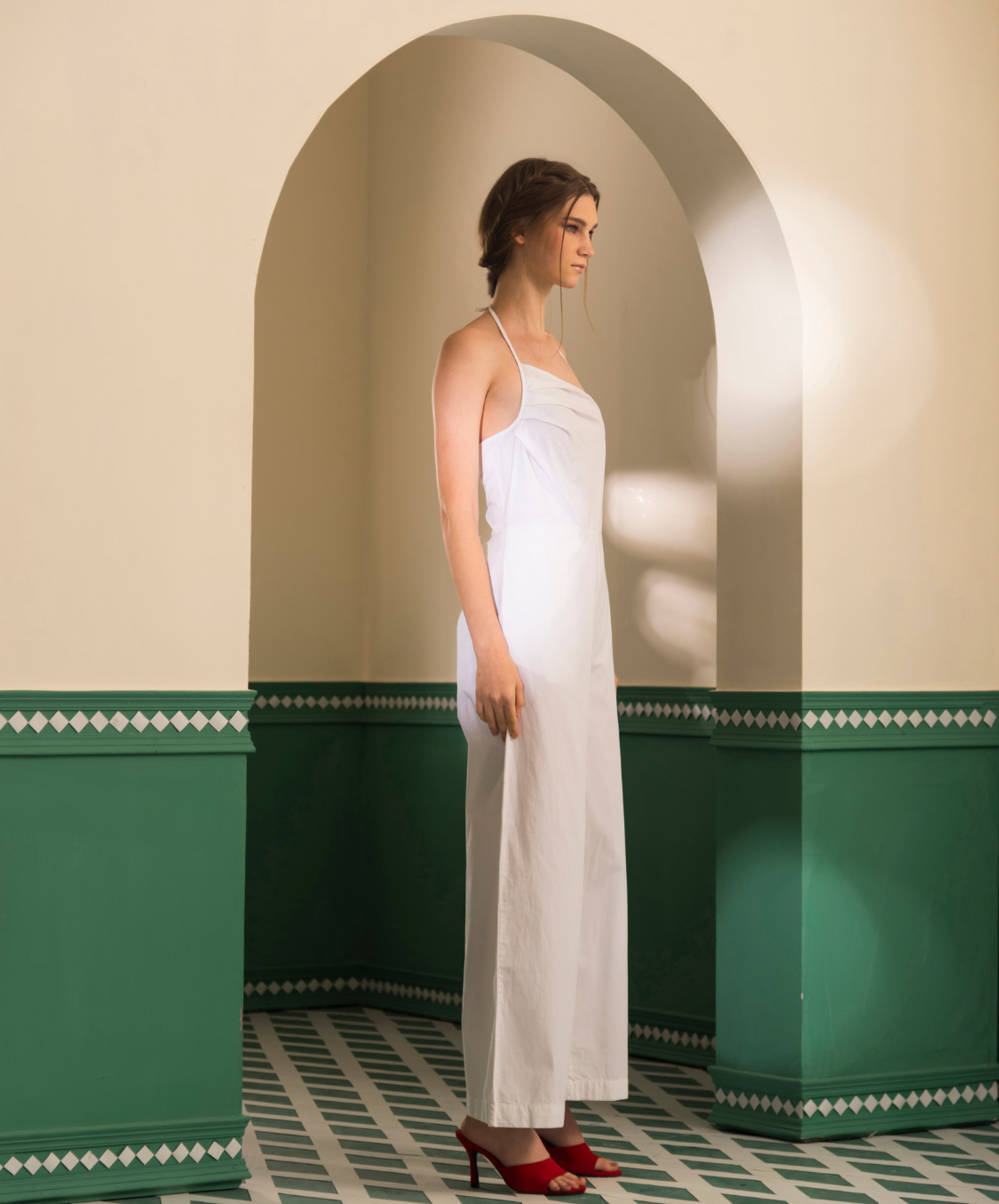 ABBI JUMPSUIT - WHITE