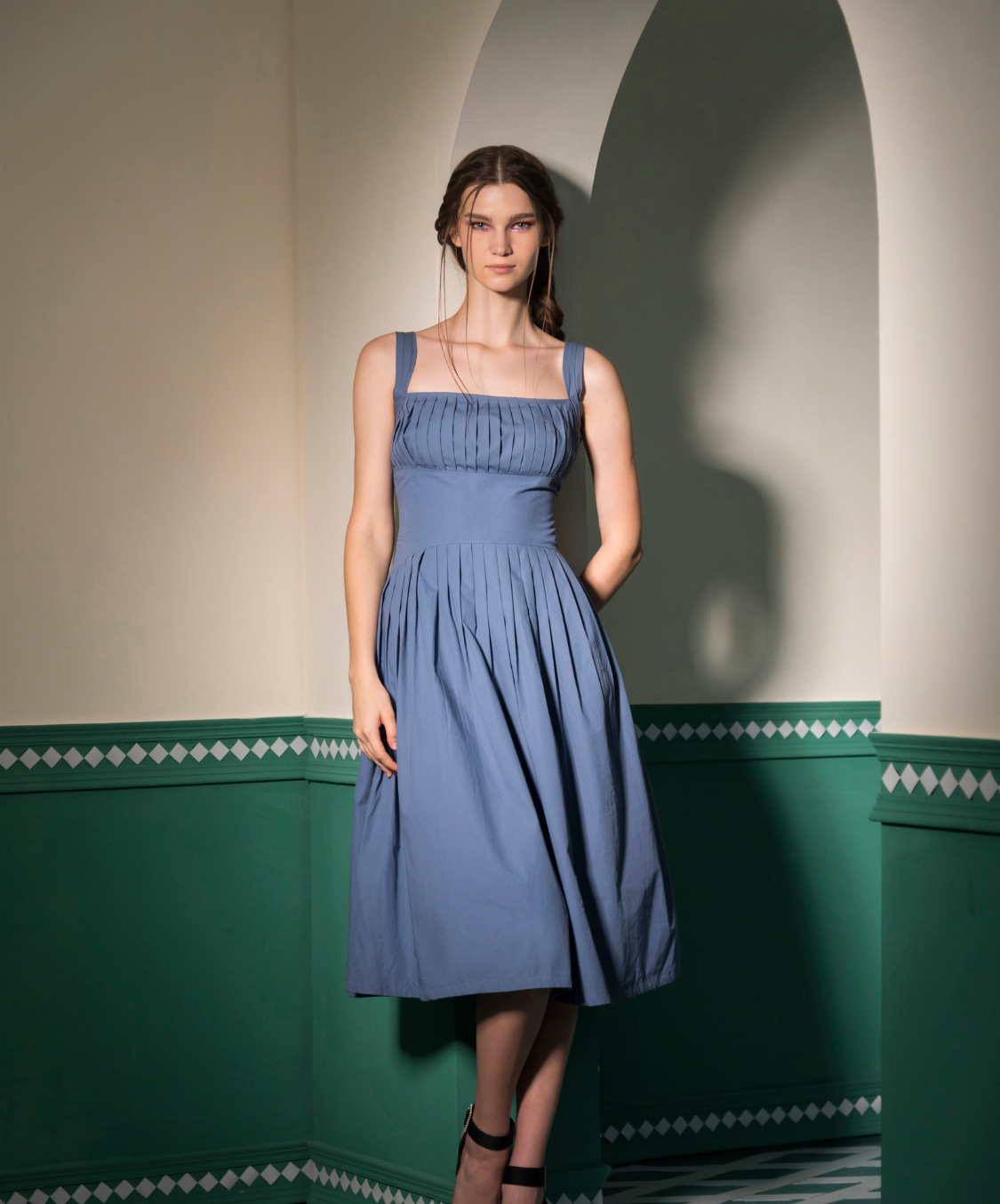 LUNA DRESS - BLUE