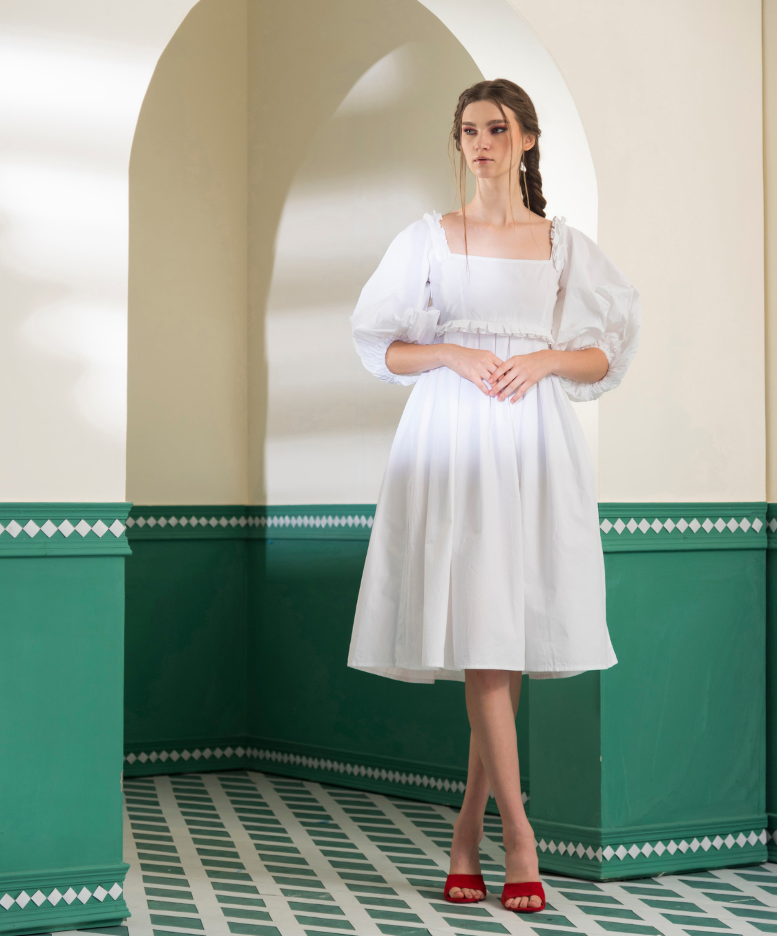 LARA DRESS - WHITE