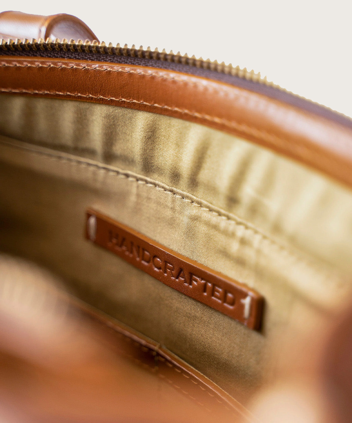 Ebony Structured Handbag - Tan | Rescue