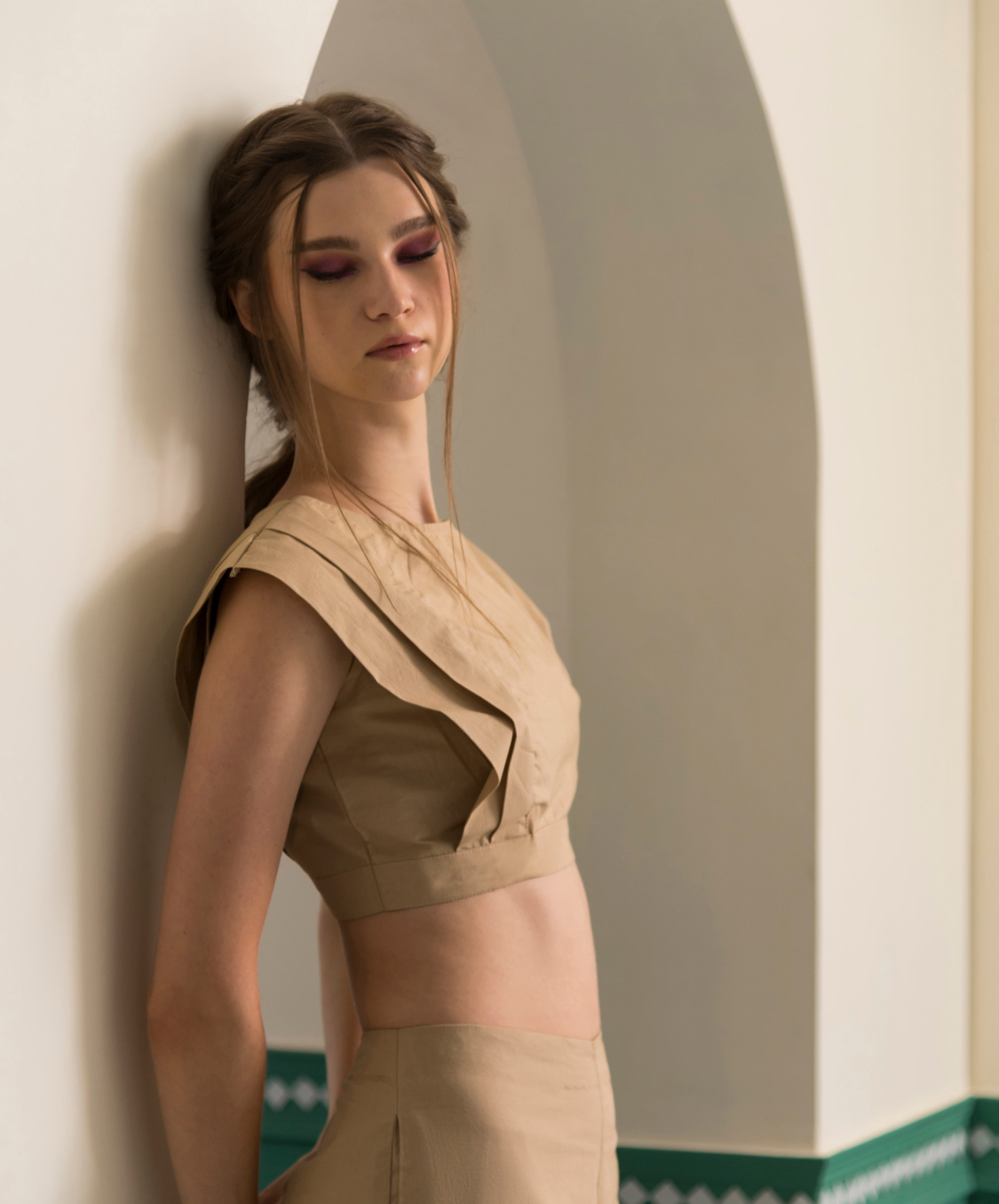 ALDEN TOP - BEIGE