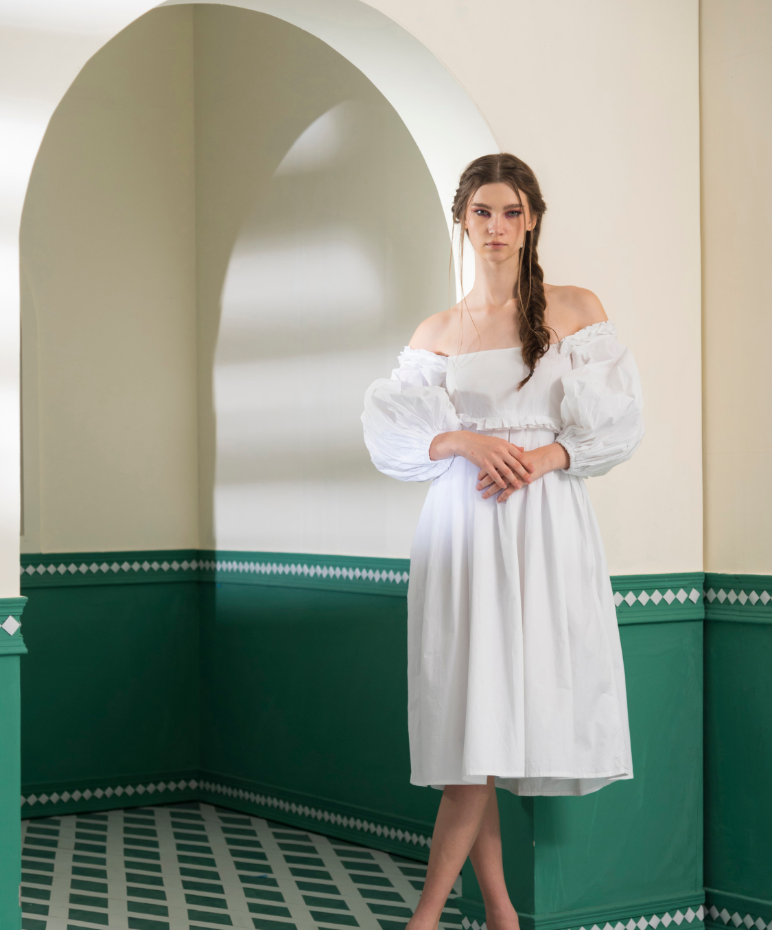 LARA DRESS - WHITE