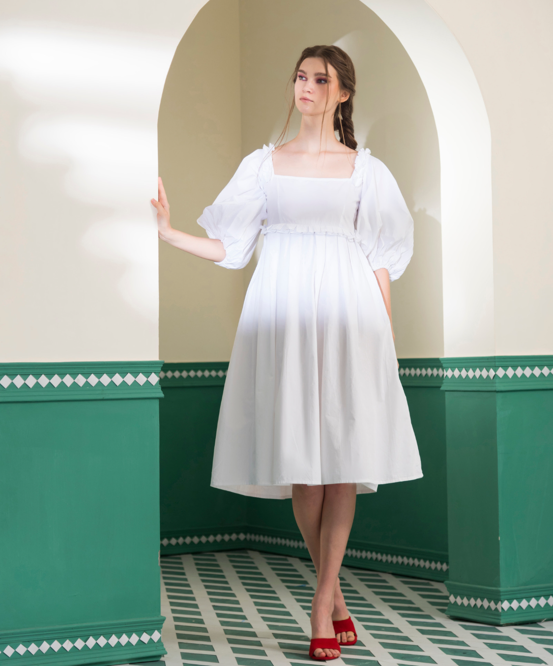 LARA DRESS - WHITE