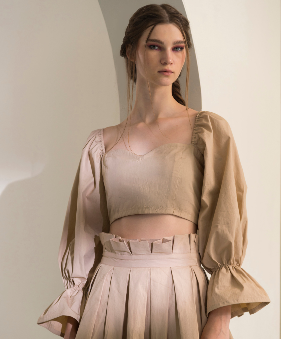 VICTORIA TOP - BEIGE