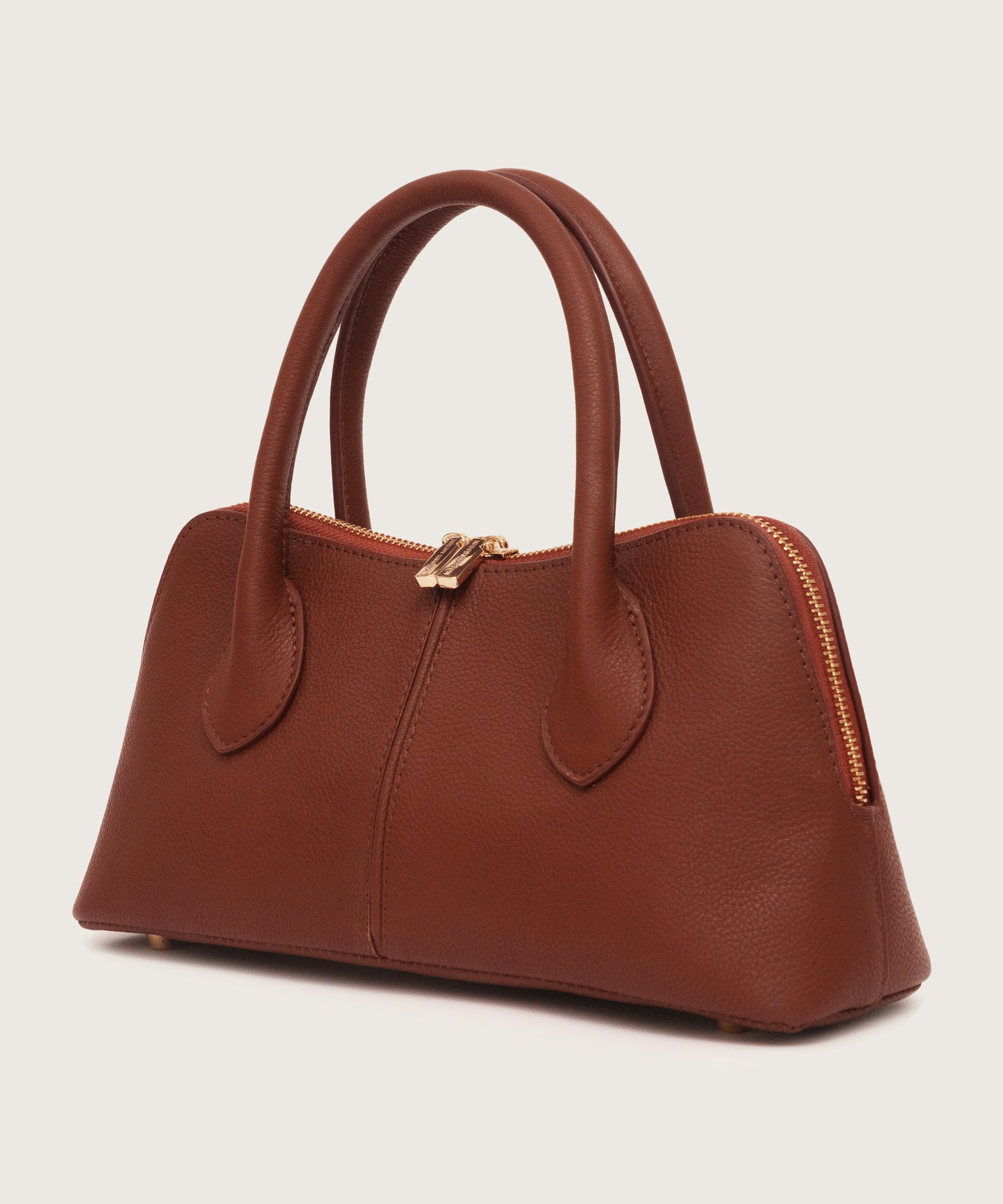 AMARA TOP HANDLE BAG - BROWN