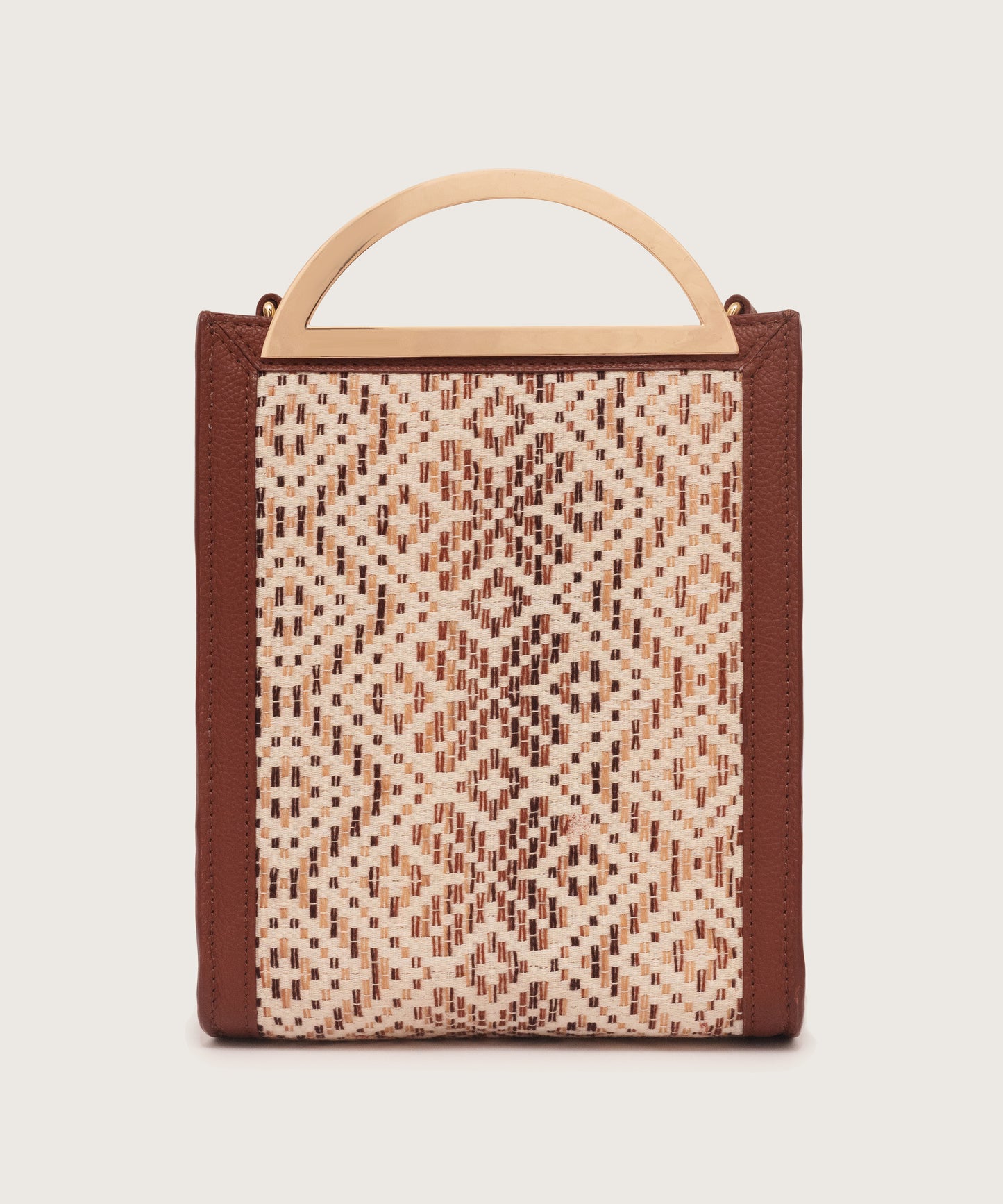 ELIN TOP HANDLE BAG - BROWN