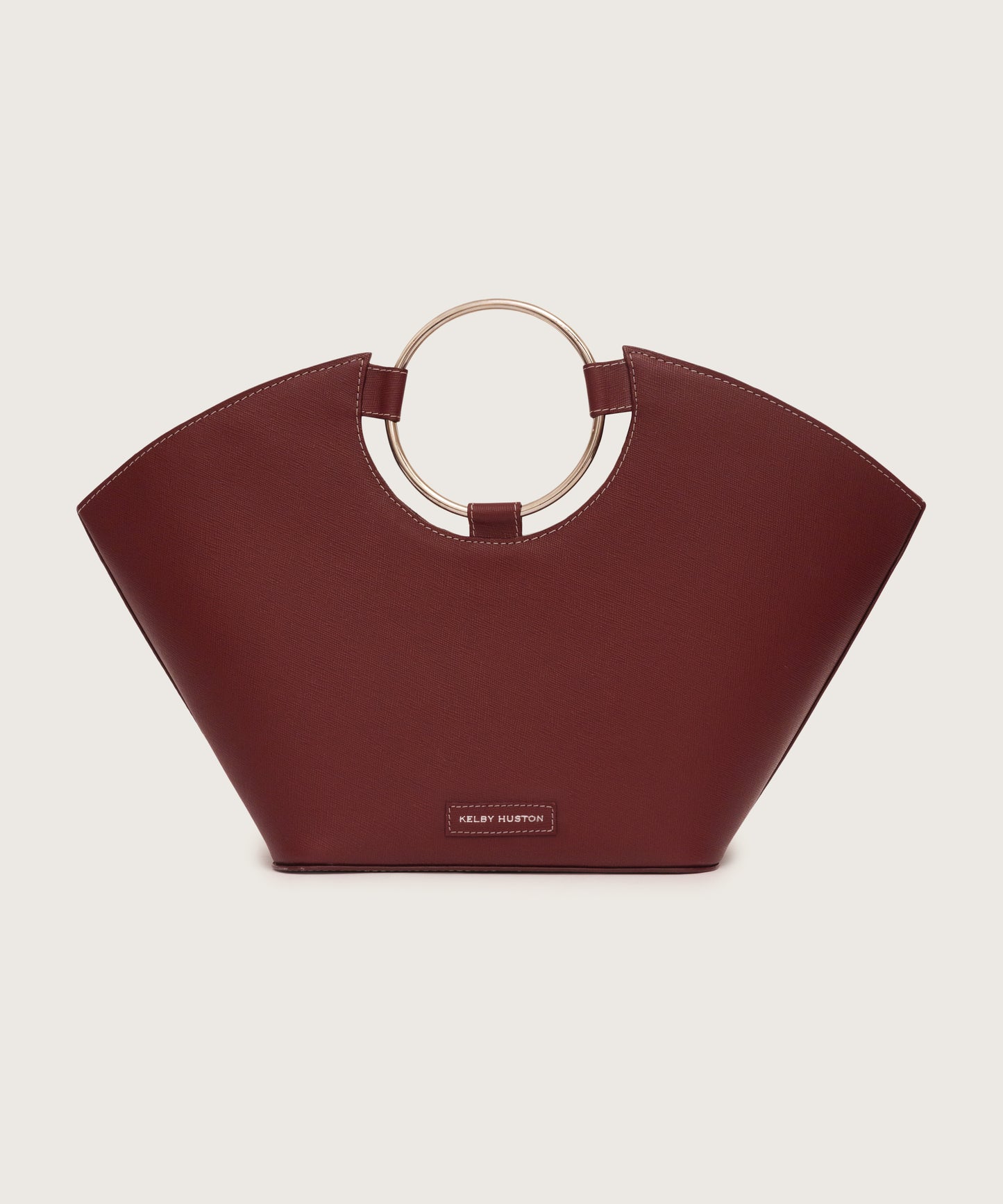 LIORA TOP HANDLE BAG - MAROON