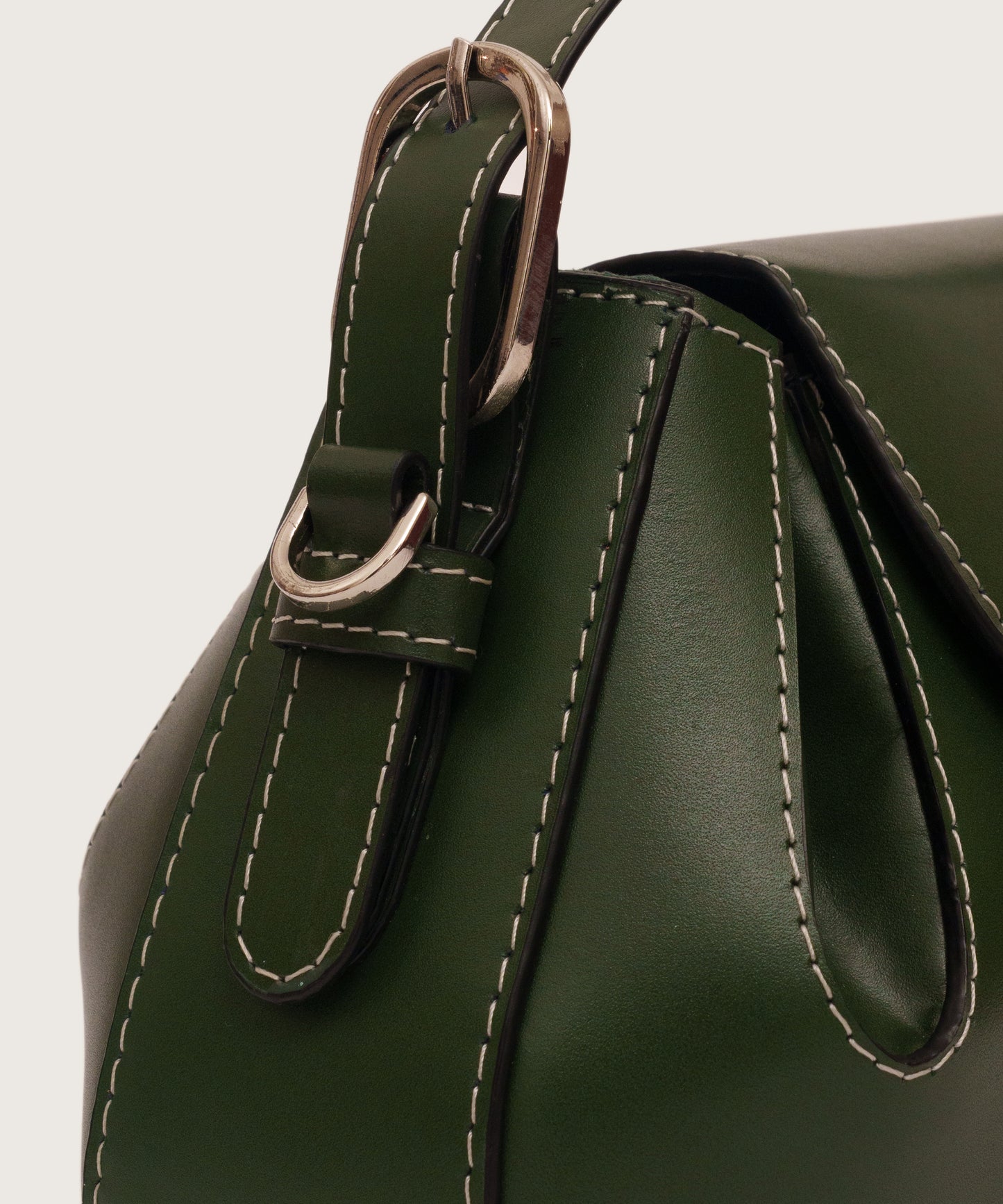OLINA TOP HANDLE BAG - GREEN