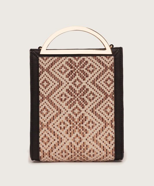 ELIN TOP HANDLE BAG - BLACK