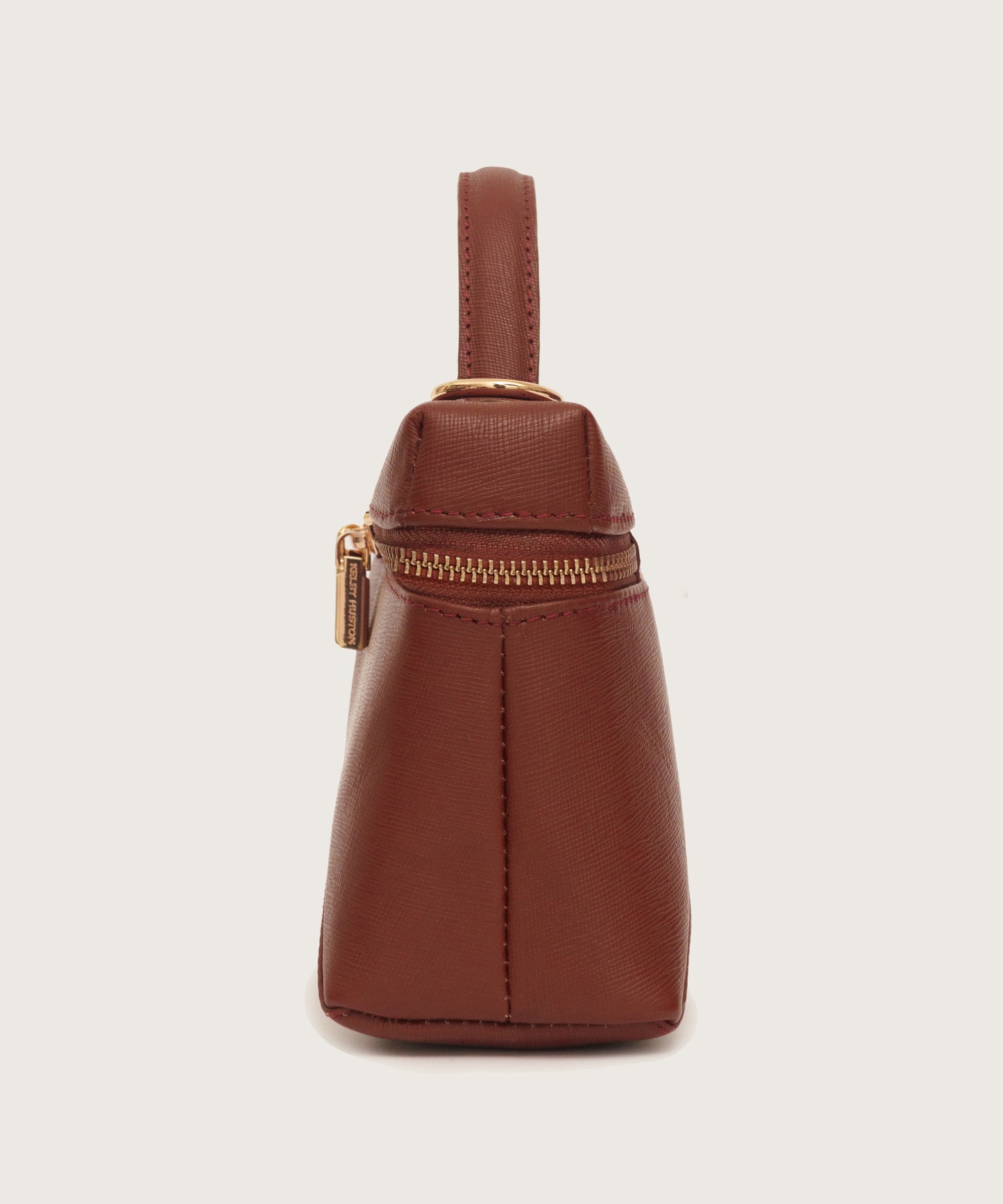 CIEL TOP HANDLE BAG - BROWN