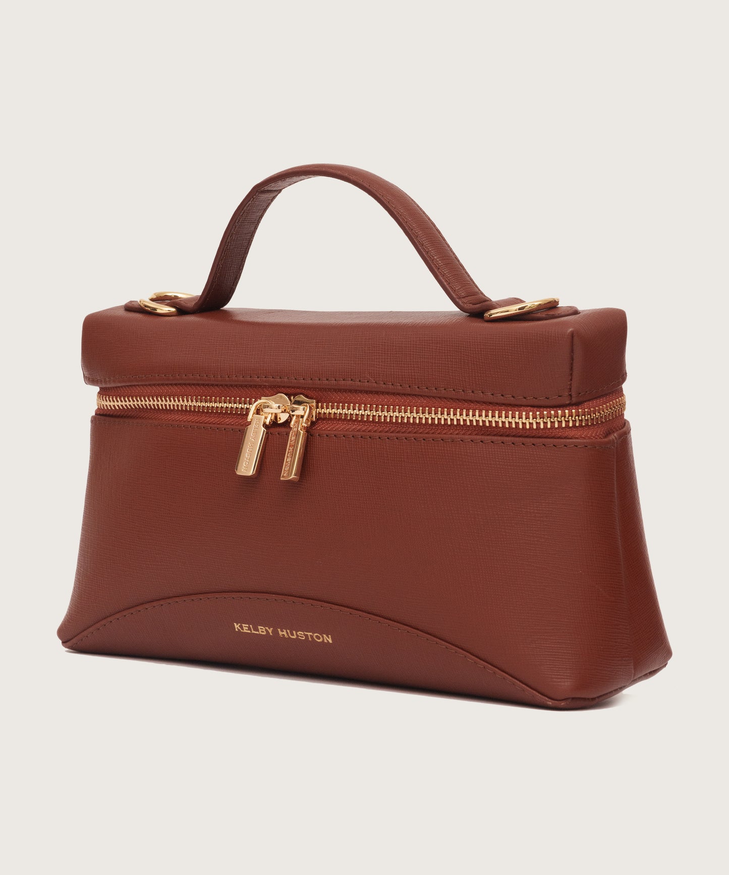 CIEL TOP HANDLE BAG - BROWN