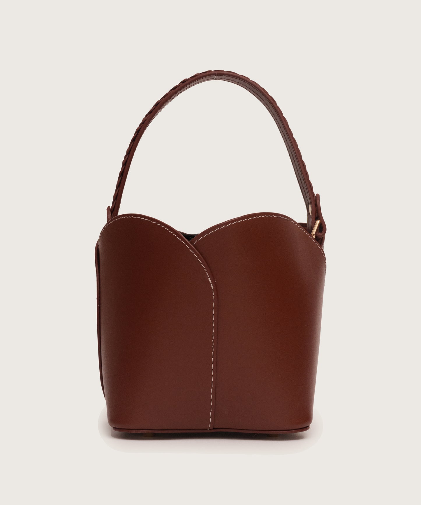 AMIE BUCKET BAG - BROWN