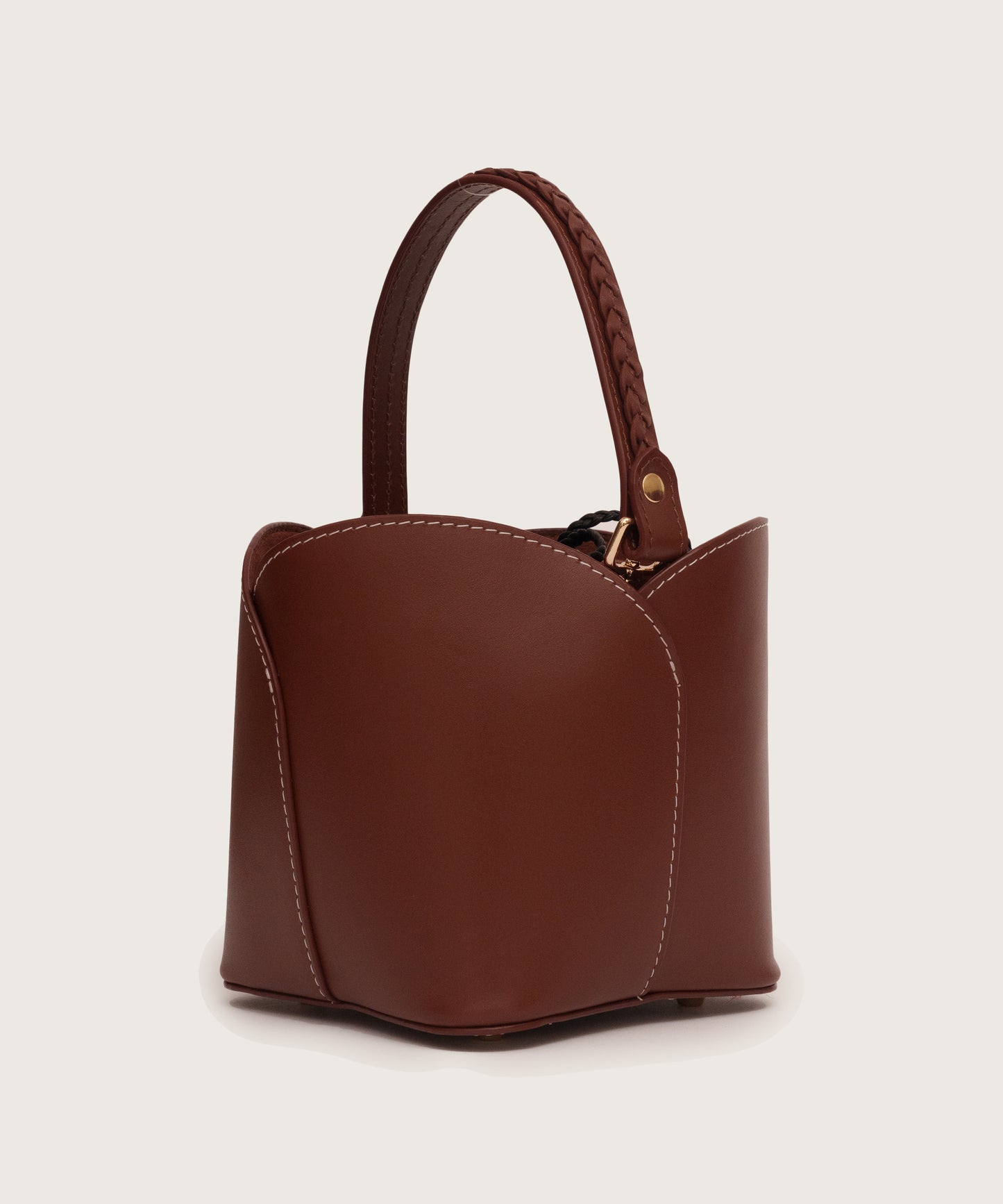 AMIE BUCKET BAG - BROWN
