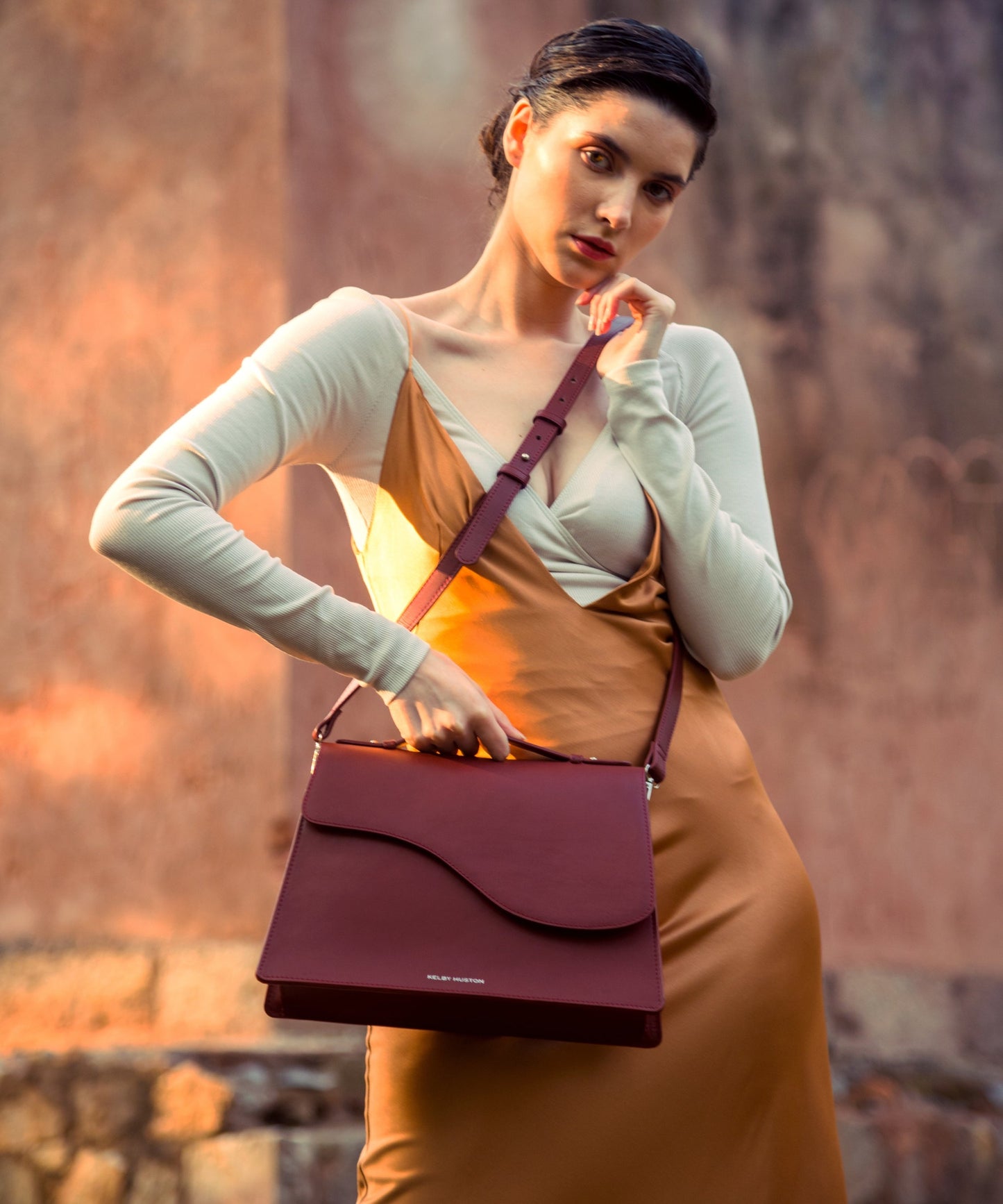 ZOE HANDBAG - Burgundy | Rescue
