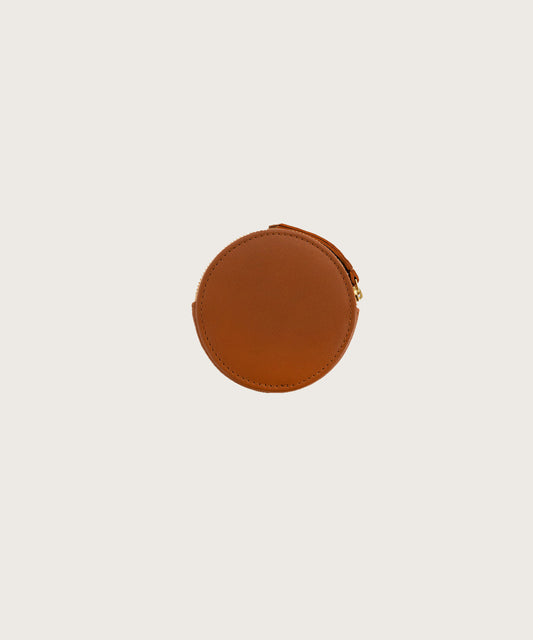 CERISE COIN POUCH - Tan