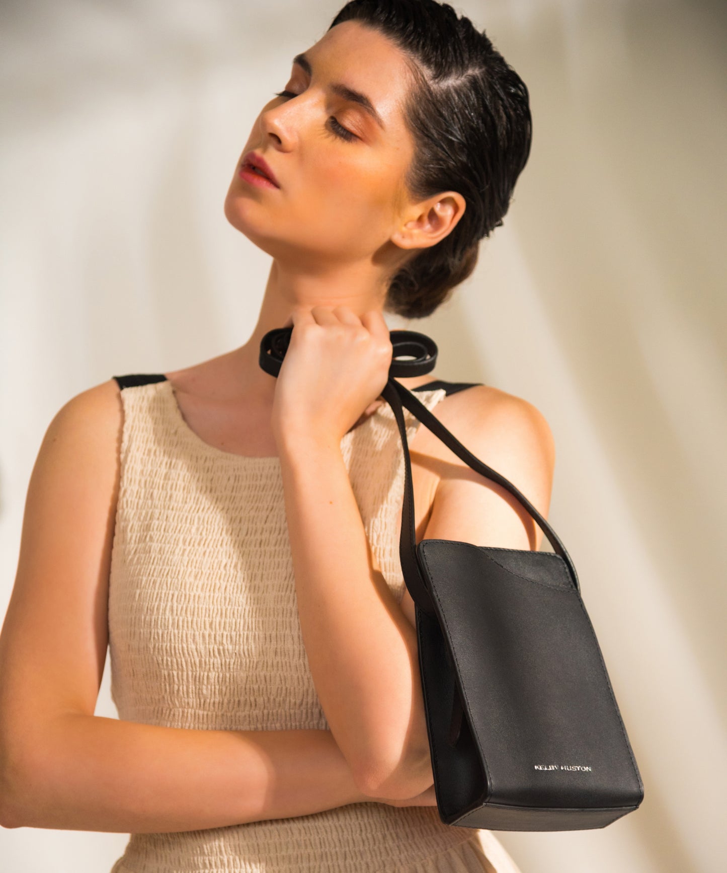 ADEL PHONE SLING - Black