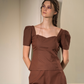 ANNE TOP - BROWN