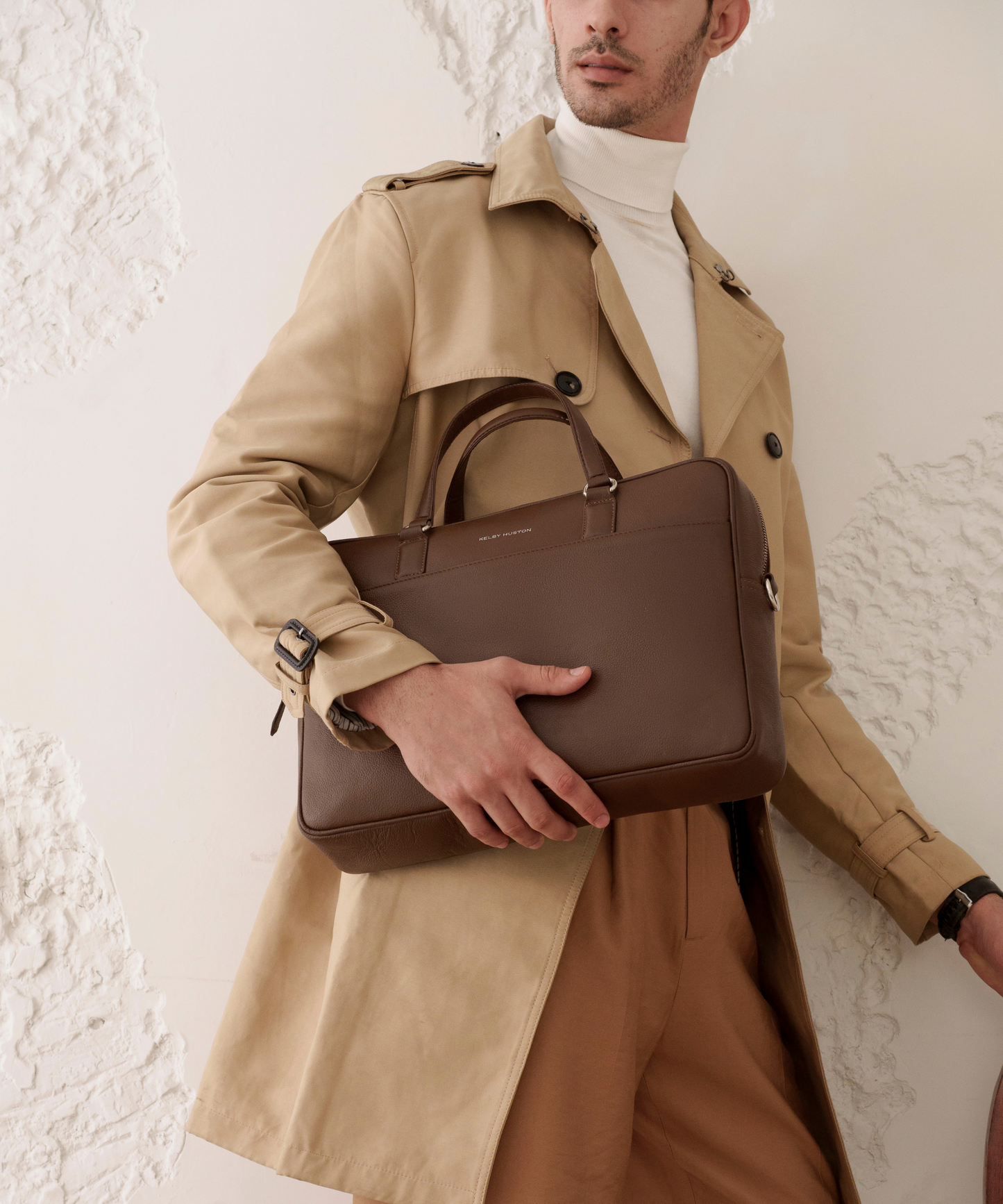 SADE LAPTOP BAG - BROWN