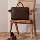 SADE LAPTOP BAG - BROWN