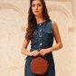 SERA TOP HANDLE BAG - BROWN