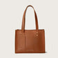 Ebony Structured Handbag  - Tan | Rescue