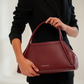 ELVIRA HANDBAG - BURGUNDY