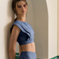 ALDEN CO-ORD SET - BLUE