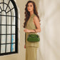 OLINA TOP HANDLE BAG - GREEN