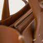 Ebony Structured Handbag  - Tan | Rescue