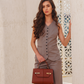 ESME HANDBAG - BROWN