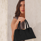 AMARA TOP HANDLE BAG - BLACK