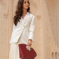 LIORA TOP HANDLE BAG - MAROON
