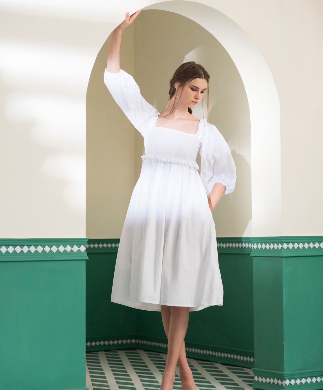LARA DRESS - WHITE