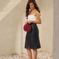 SERA TOP HANDLE BAG - MAROON