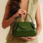 OLINA TOP HANDLE BAG - GREEN